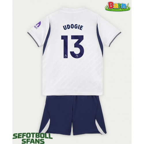Tottenham Hotspur Destiny Udogie #13 Hemmaställ Barn 2026-27 Kortärmad (+ Korta byxor)